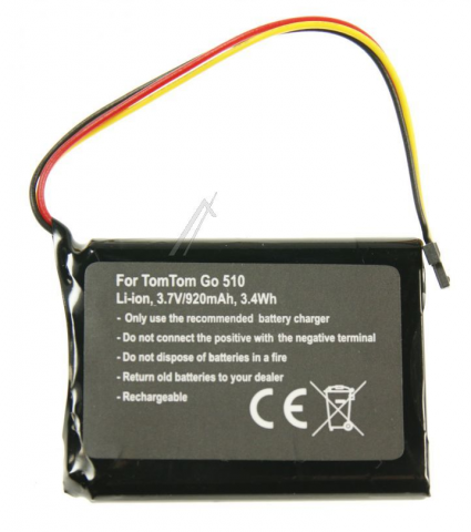 Akumuliatorius navigacijai TomTom 3.7V 920mAh (3 laidai)